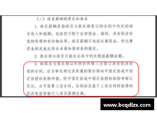 6688体育官网解析球员合同条款：从保障到激励的全面分析